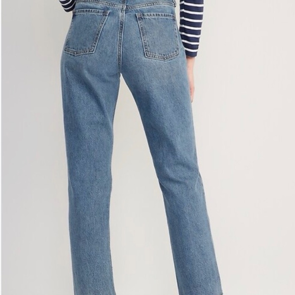 Classic Blue Women's Jeans‎ high rise, slouchy straight jeans